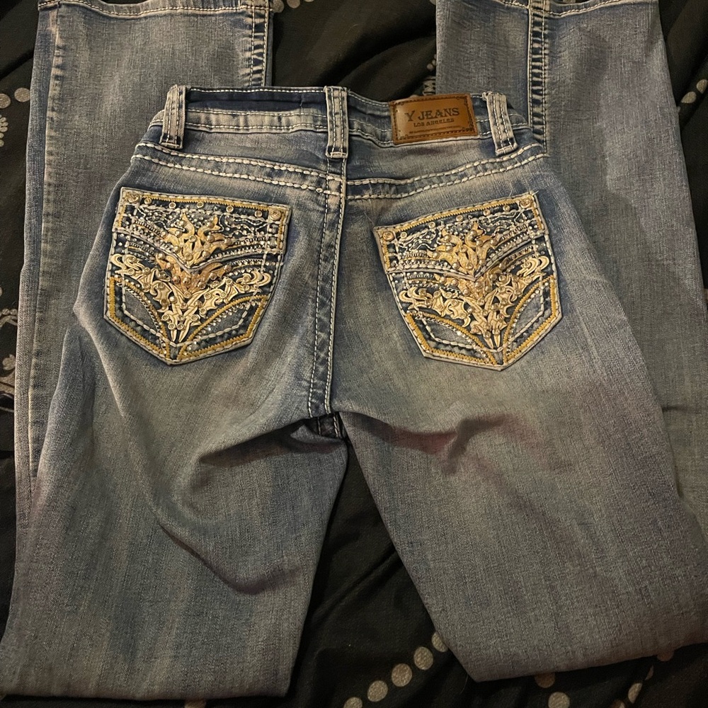 Rhinestone jeans